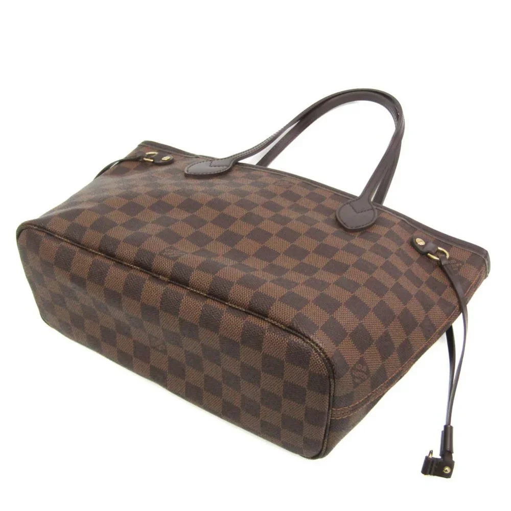 LOUIS VUITTON Authentic Brown Damier Neverfull PM Tote Bag - Picture 2 of 9